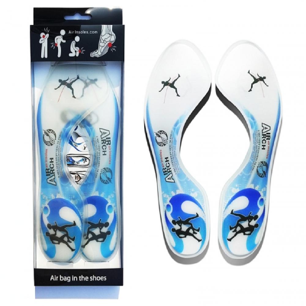 Air Arch Long blue One size Shoe Insole Insert Unisex Men Women Orthotic Support