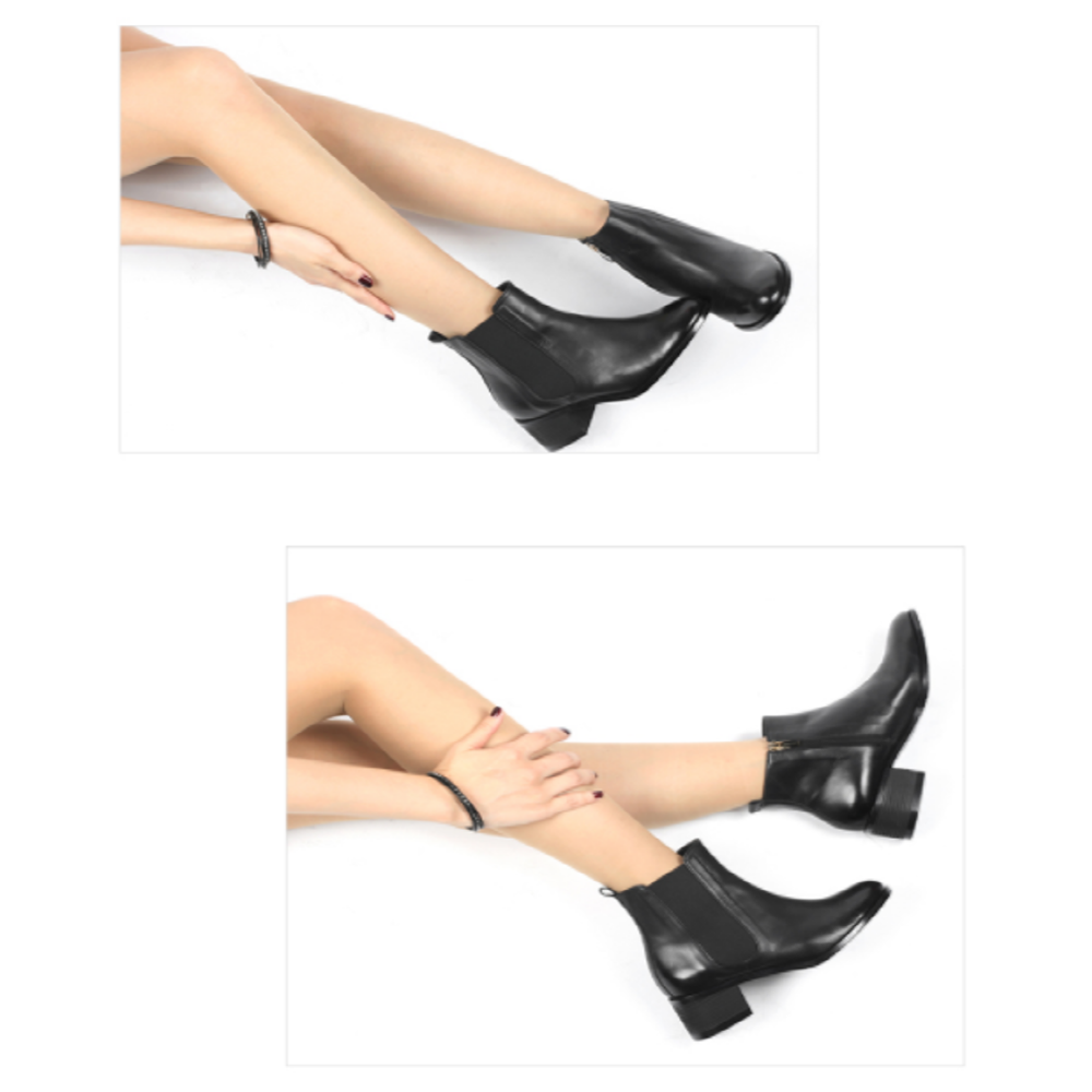 Zipper Chelsea Boots