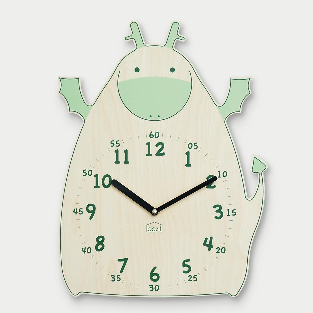 Hopeful Dragon non-ticking Silent Wall Clock