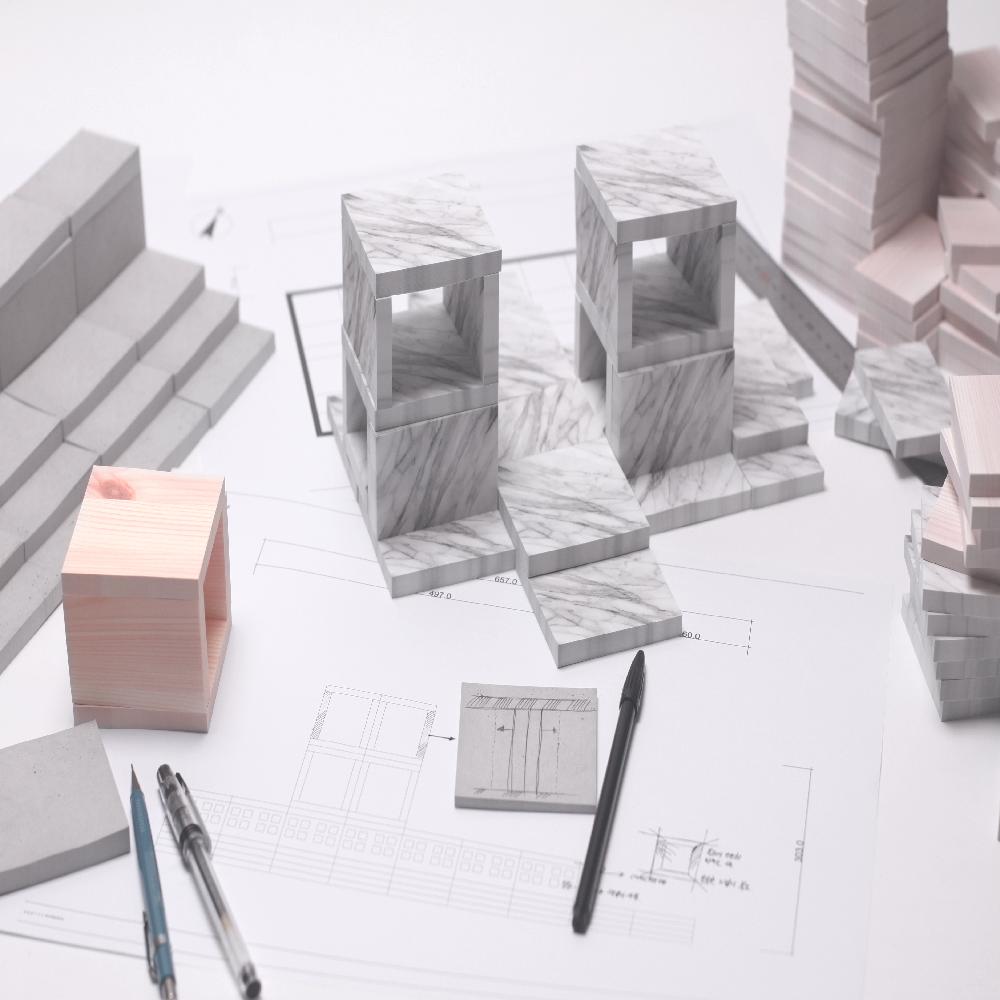 Sticky Block - Marble