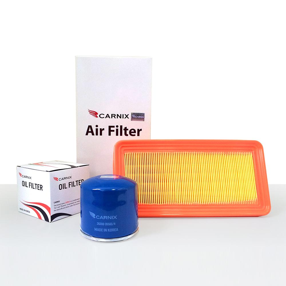 Air Filter Oil Filter SET for HYUNDAI GETZ Petrol 28113-1C000 26300-35503