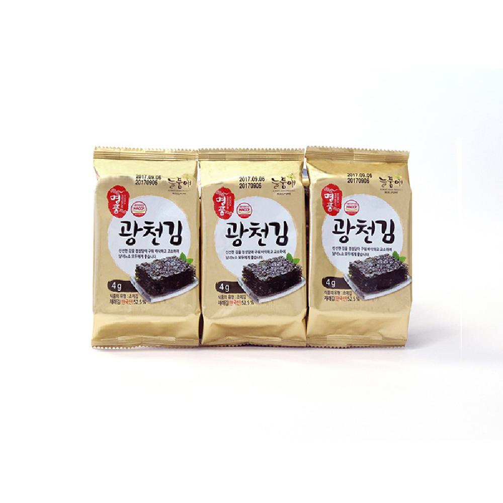 Gwangcheon Lunch Box Laver 4g*3