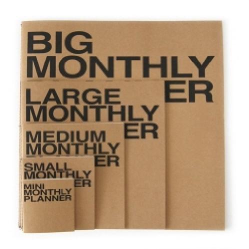 JSTORY Monthly Planner Paper Simple planner note book A3, A4, A5, A6, A7 (Medium Monthly Planner A5)
