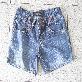 full image Adult's Blue Jean Short Pants, Used Clothing