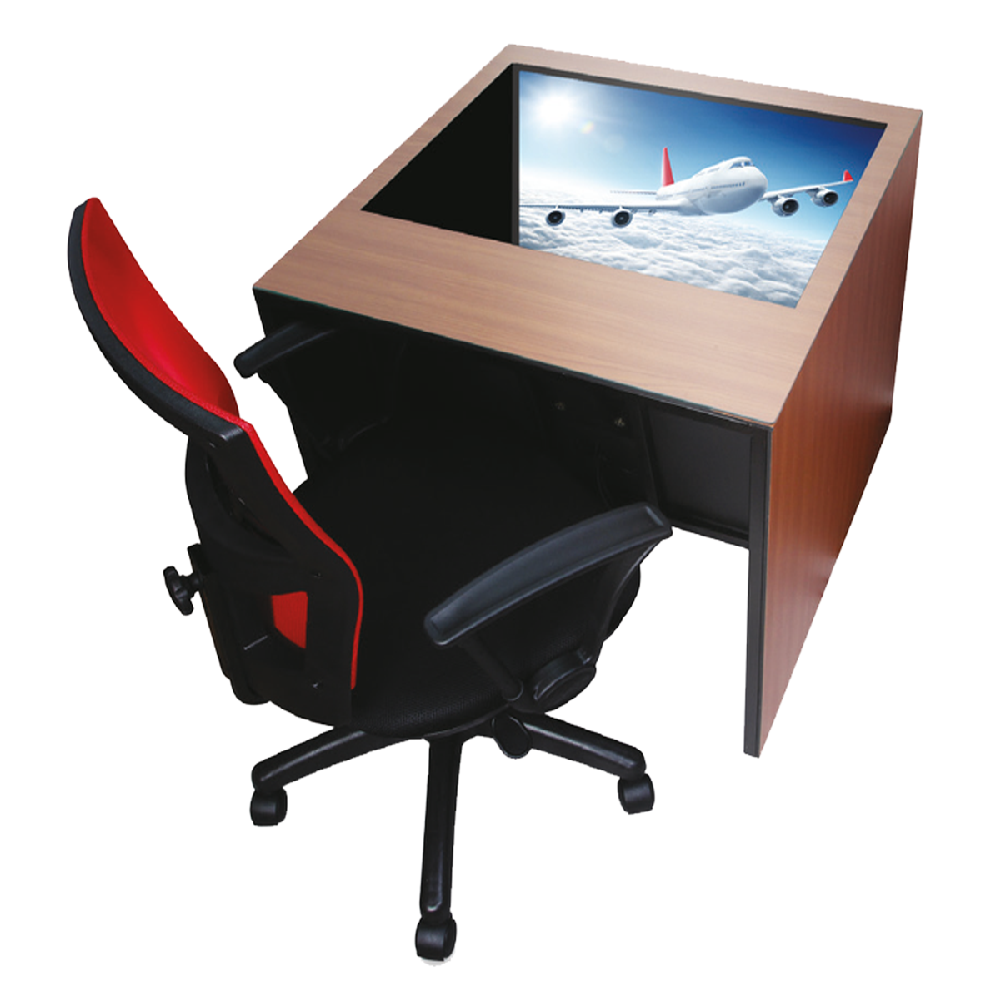 Screen table (Down-view High-definition Image/Discussion Table) for school and office