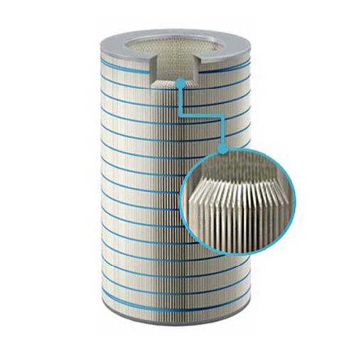Nanofiber Gas Turbine Inlet Air Filter with outstanding durability and excellent moisture resistance | Gas Turbine Inlet Air Filter, Cylindrical, Conical, Cartridge Filter, V Bank, Fine Filter, Medium Fi