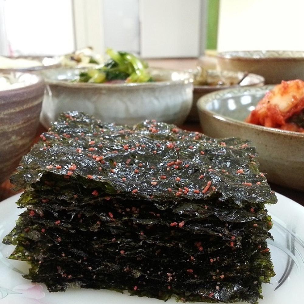Hadong Green-Tea & Pollack Roe flavored Roasted Seaweed
