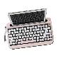 full image Penna Keyboard White Diamond Keycap Solid Color