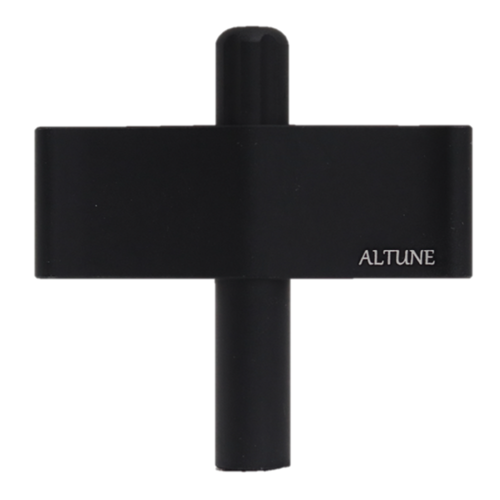 ALTUNE Solid Aluminum Drum Key (I TYPE, Black)