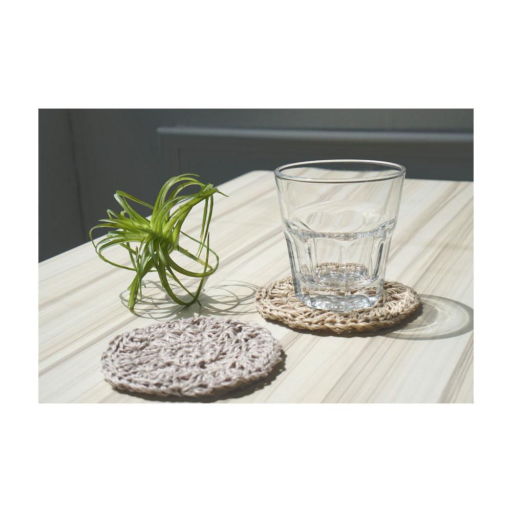 Linen coaster & pot stand CROCHET DIY KIT