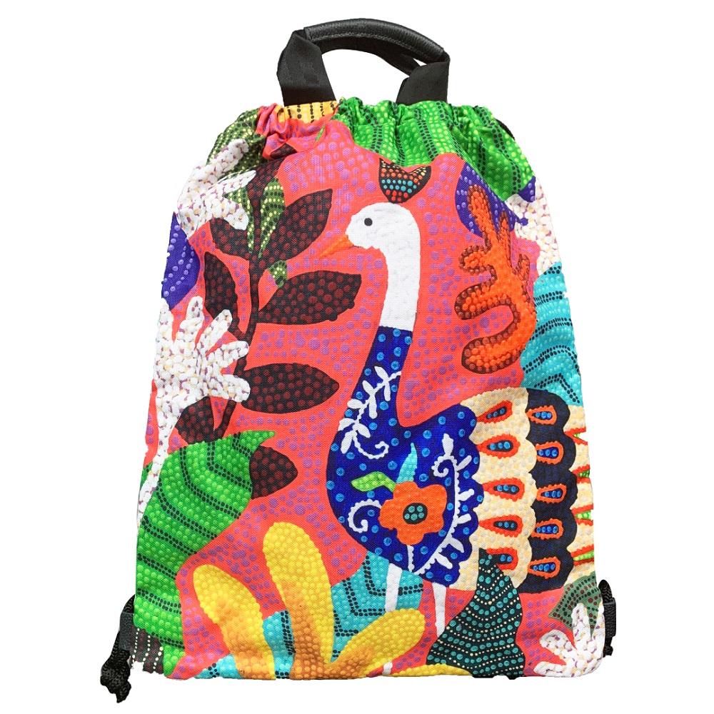 Art-WISH Backpack by Wishbyha.k Collaboration with Korean Artists Waterproof 33.5 x 43cm / 13.1 x 16