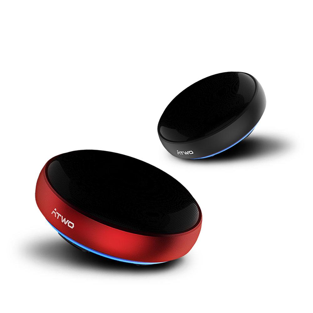LED Bluetooth Speaker ATWO AT9 - Platinum Black