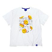 [teenytiger] Korean smile short sleeve T-shirts(Standard fit) White
