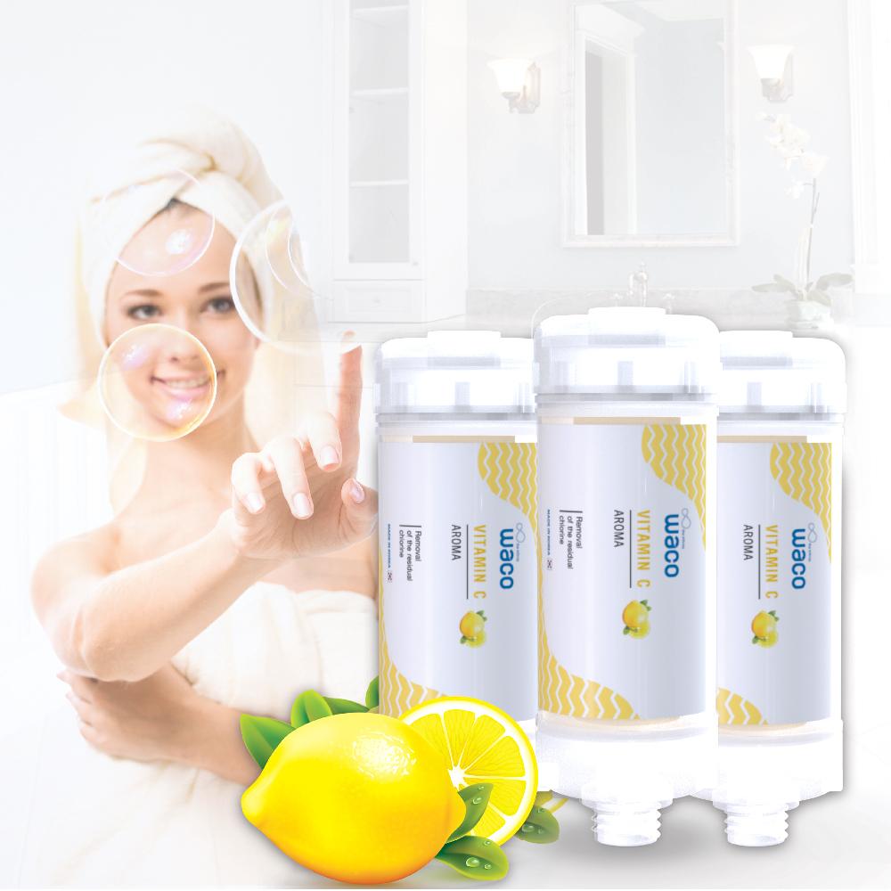 Vitamin Shower Filter Bathroom Water Removes Chlorine Purifier Nature Bathroom