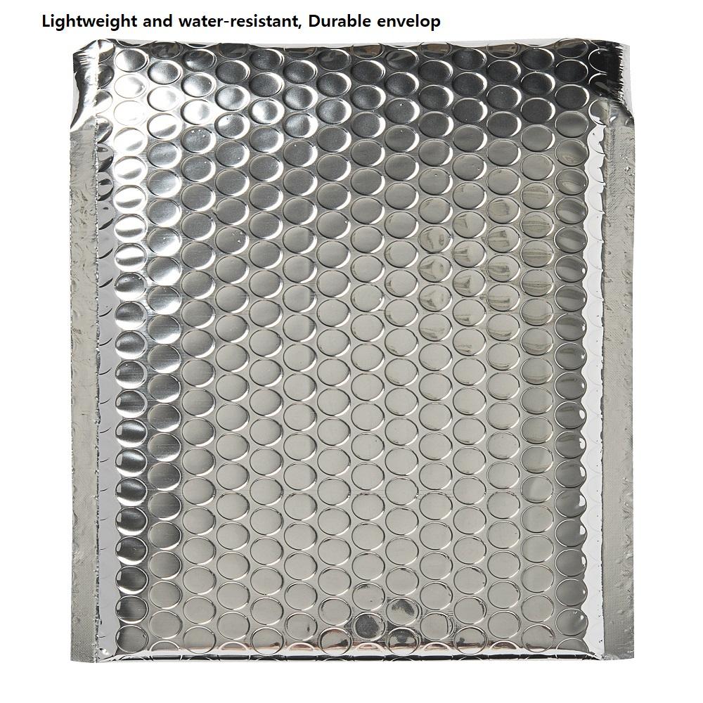 Bubble padded emailer silver 6x10 with convenient, economic, safe with lightness for business
