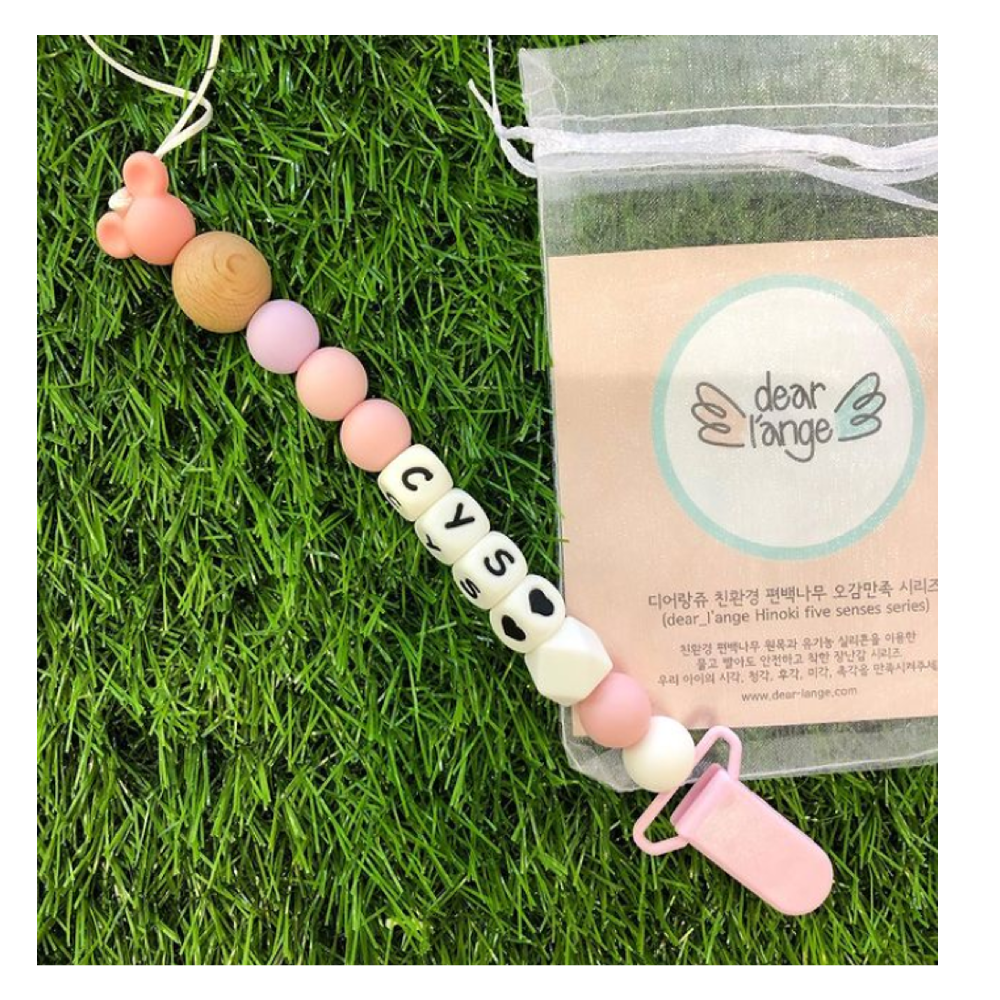 Korean Pacifier Clip Brand, SILICONE PACIFIER CLIP