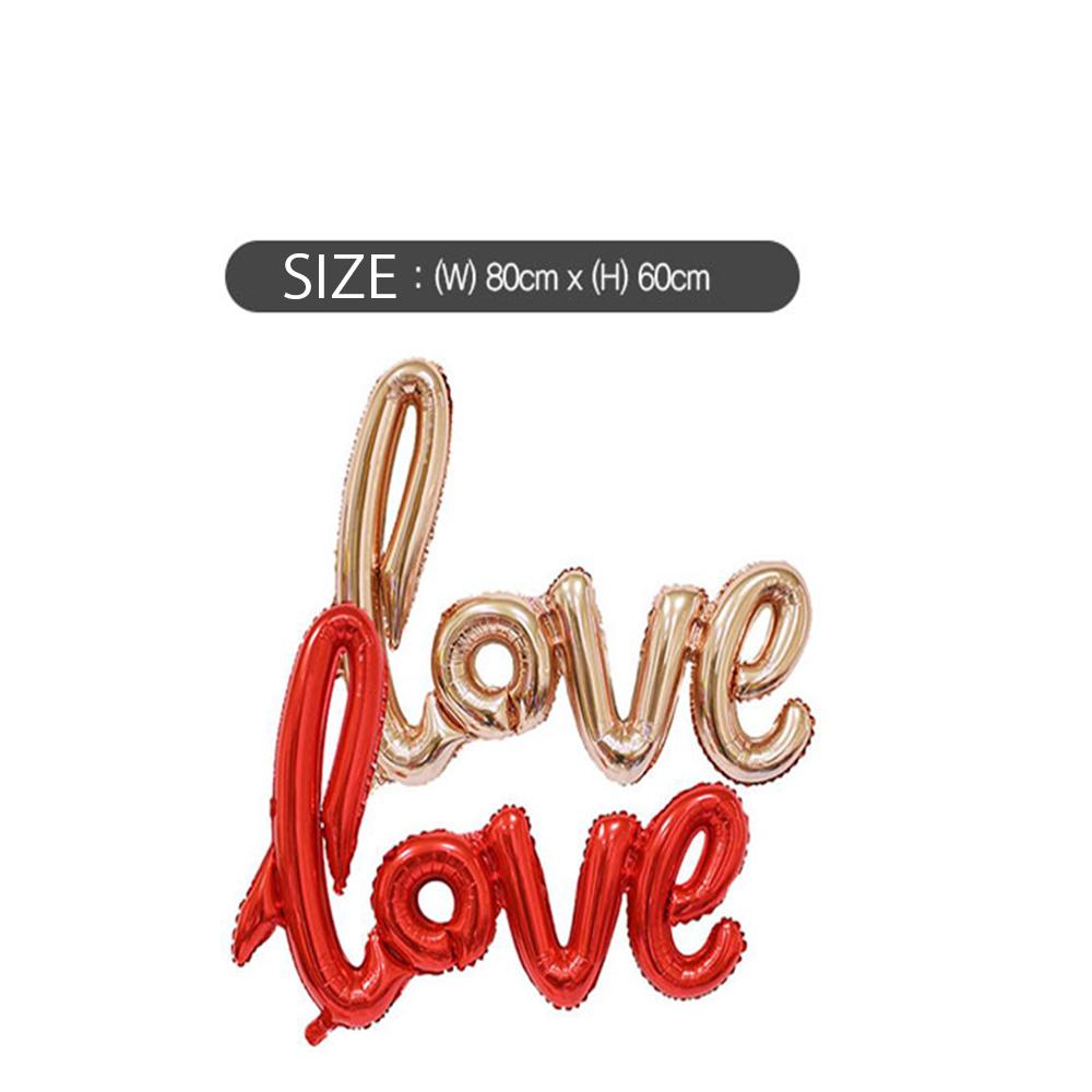 Balloon for event and birthday Character love(gold)