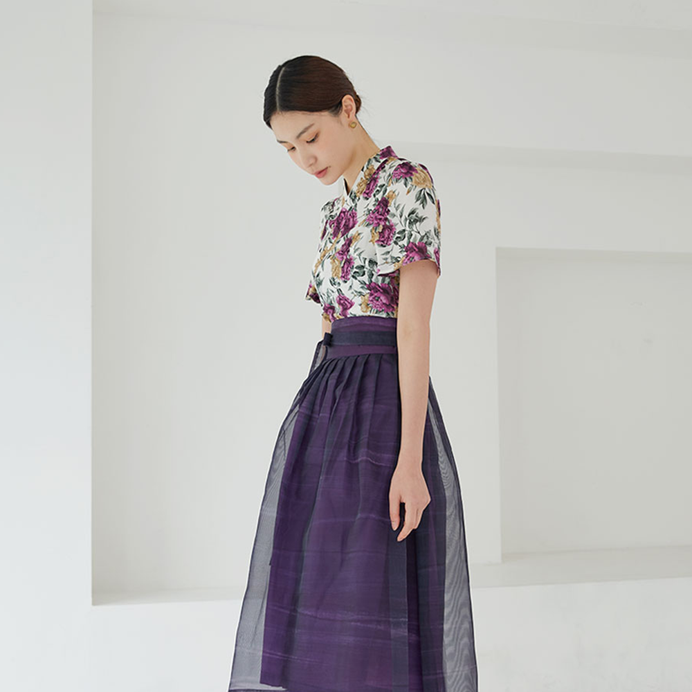 Korean traditional skirt (purple)