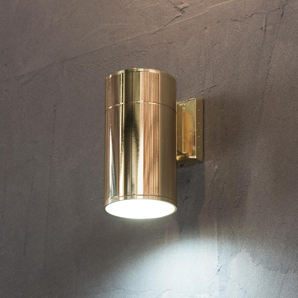 No.1 cylinder, gold waterproof outer cylinder wall lamp