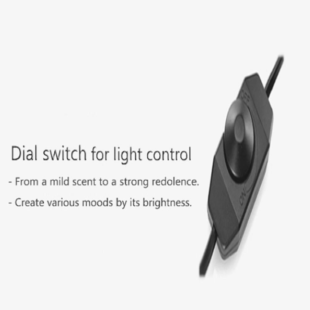 HyunPeople Aroma Candle Candle Lantern Lamp Candle Stand Candle Warmer (Mono) black timer