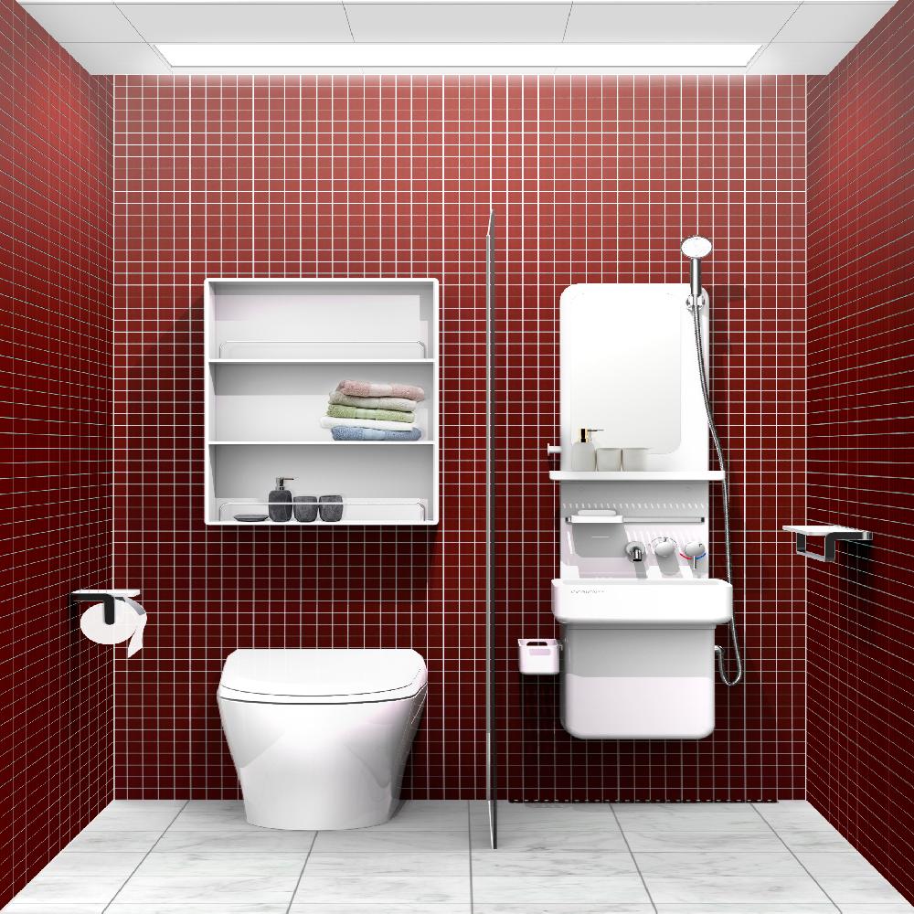 Compact Bathroom Solution