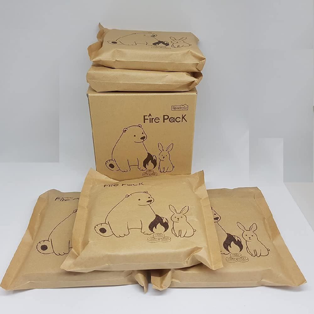 Fire Pack Natural Jute Kindling Firestarter Convenient Lighting Outdoor Camping Campfire Fireplace