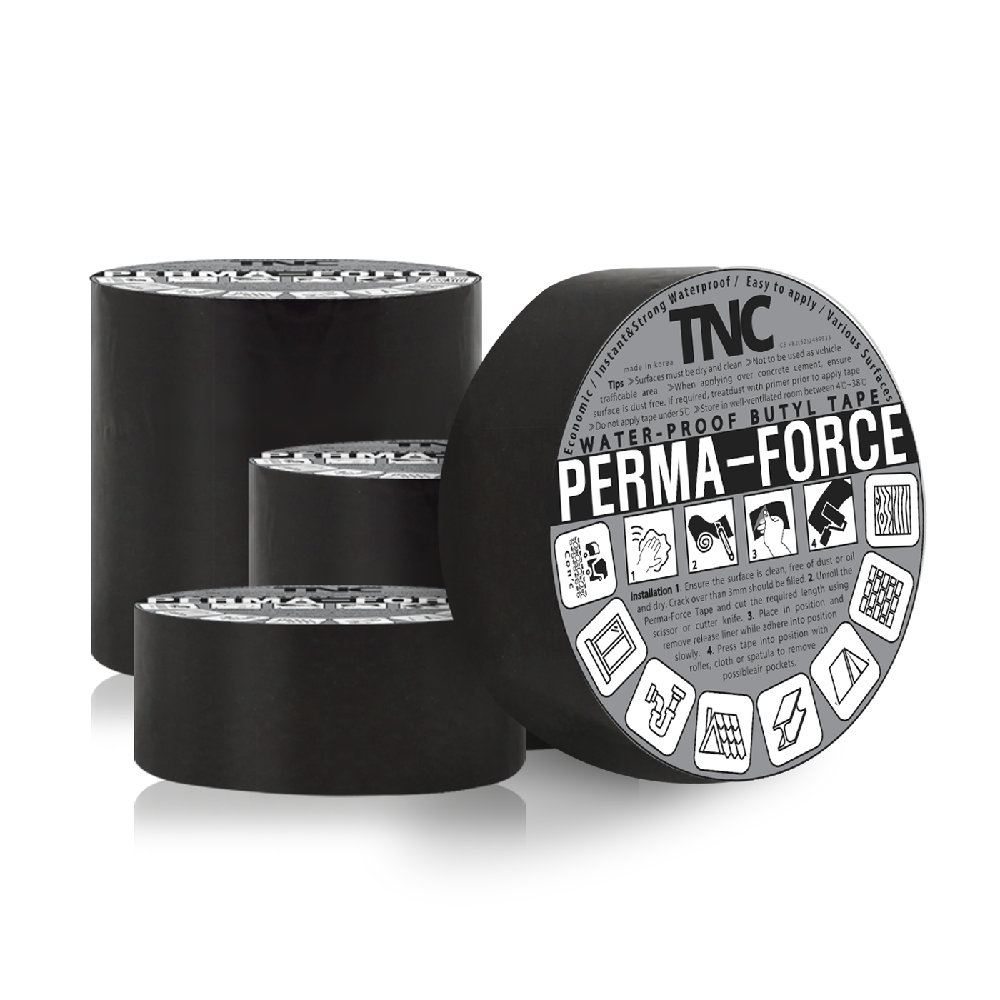 Butyl waterproof tape 7.5cm - silver