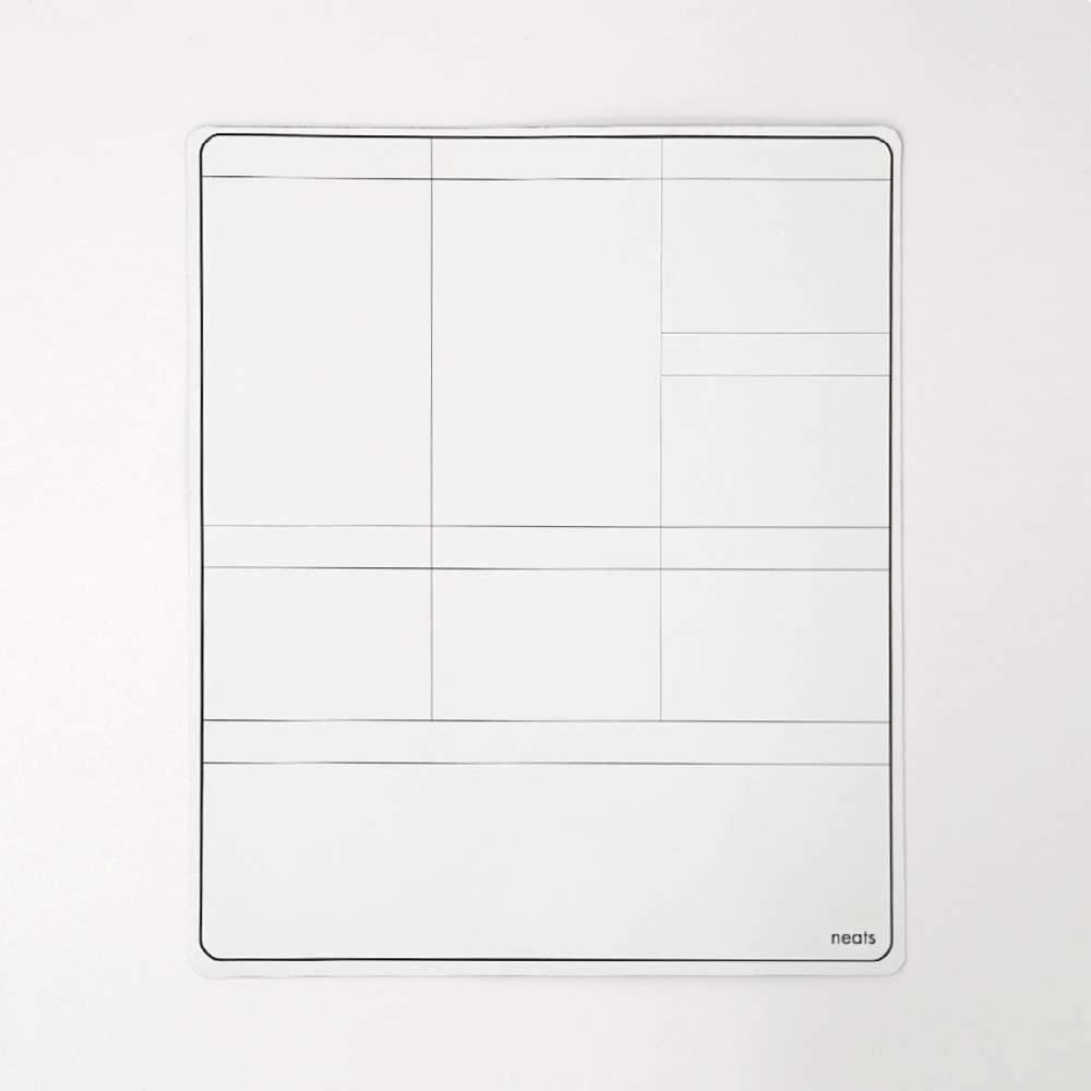 NEATS Reminder Magnetic Dry Erase Whiteboard for Refrigerator A Type-Round Border