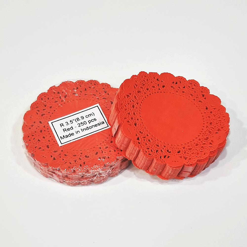 3.5 inch Doilies paper Gold and Siver 250pcs