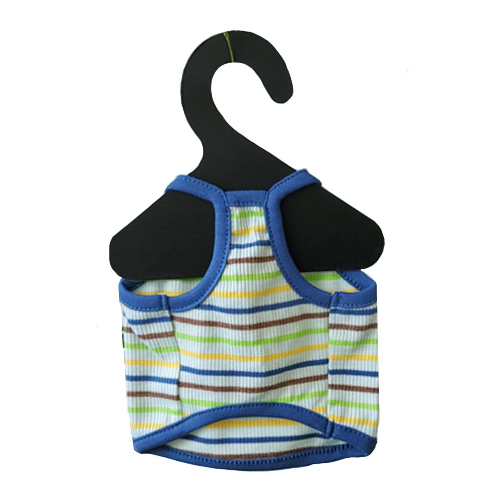 Rainbow Stripe Crop Sleeveless (Blue / XL)