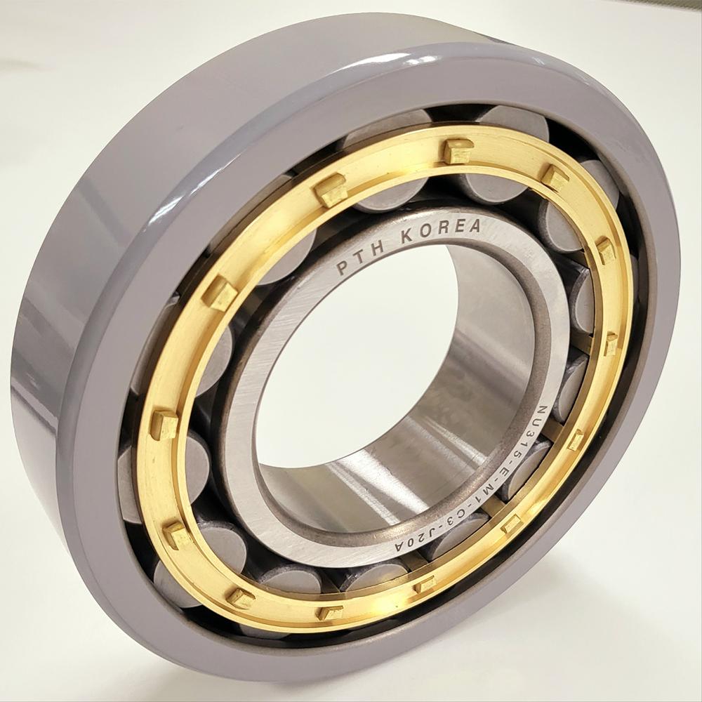 INSULATED CYLINDRICAL ROLLER BEARING MACHINED BRASS CAGE