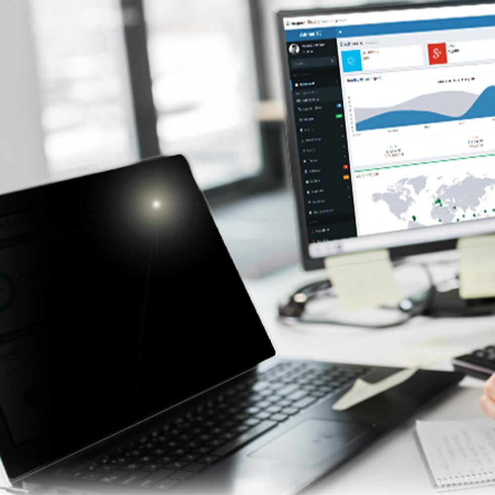 WELINC 23-24 Inch Universal Size Hanging Computer Privacy Screen Filter for Monitor