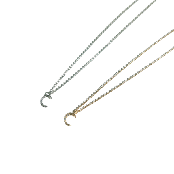Crescent moon necklace(2 colors)