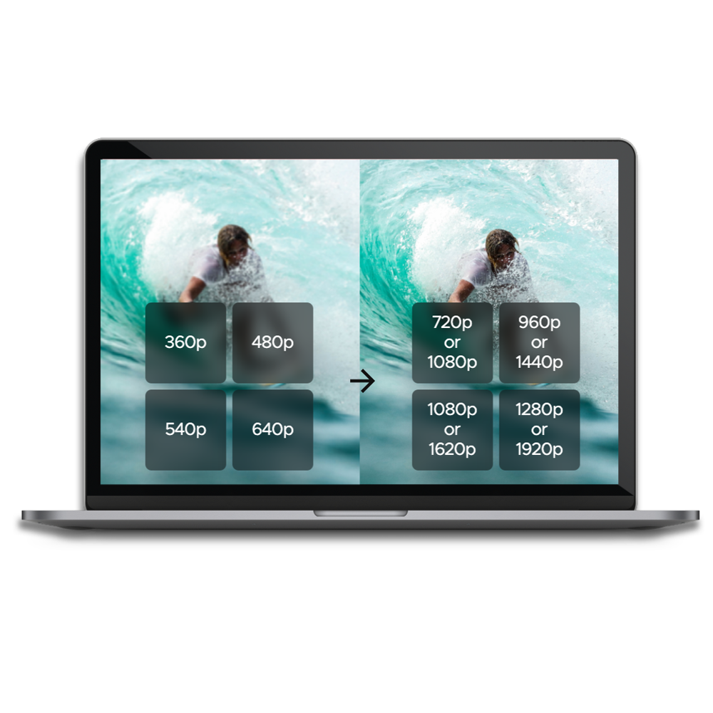 Real-time AI video enhancing/upscaling mobile solution