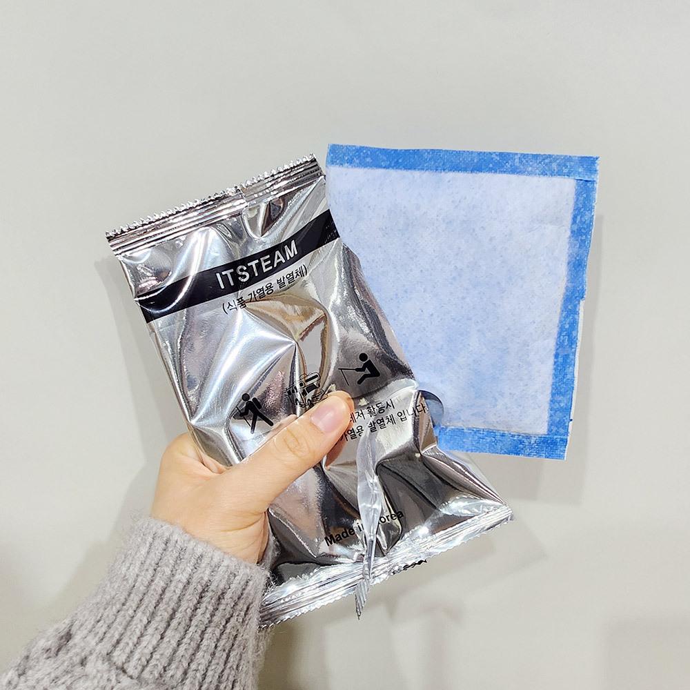 Self-heating pot box (3 sets) Outdoor camping lunchbox Water-activated salt food Disposable food