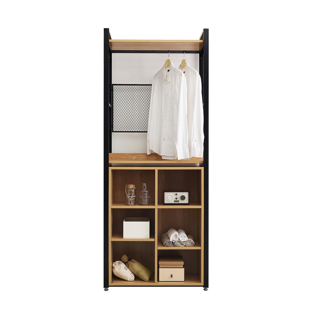 [PLANK W10] Modern furniture, Wardrobe / iron, metal, storage, drawer, fabric, display shelving rack