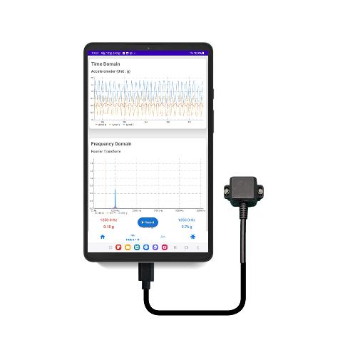 Portable Vibration Sensor with Monitoring System