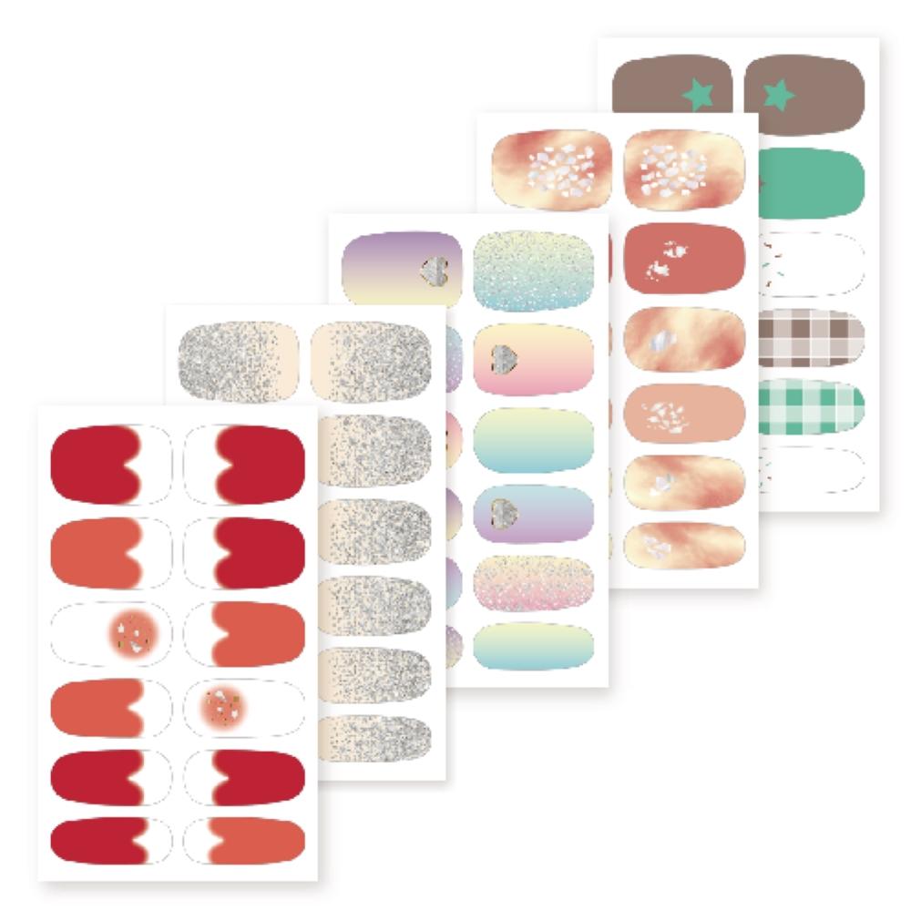 ggomi Gel Nail Stickers Strips Wrap Seal Manicure Pedicure DIY OEM ODM Private Label Customization