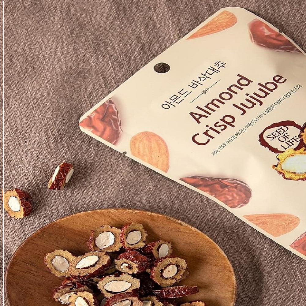 UKISAEM Almond Crisp Jujube Mixed Nuts Snack 25g * 3ea, Crispy Crunchy Happy Flavor Korea Nuts