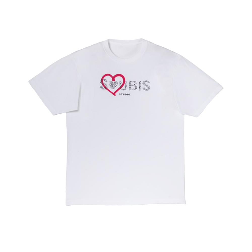 Hangeul heart graffiti T-shirts