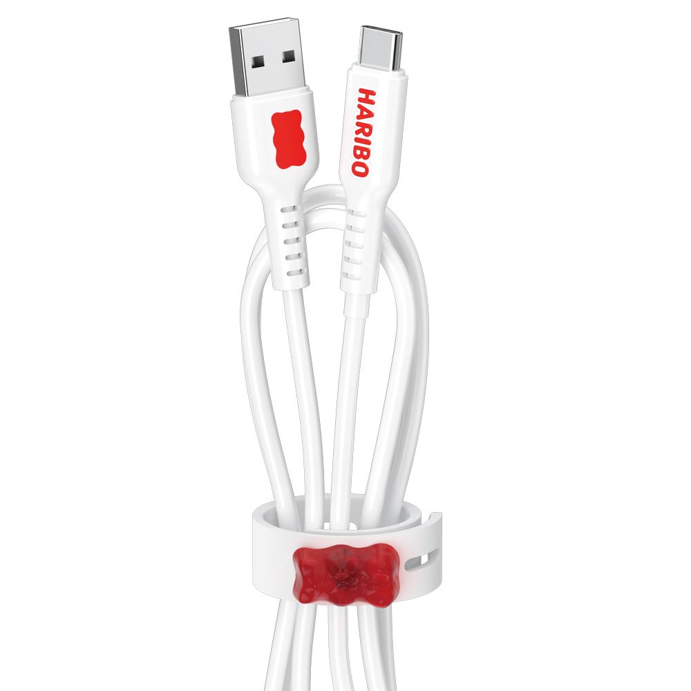 Haribo 60W USB to Type-C Fast Charging Cable Turbo Charge High Speed Data Transfer 1.5m