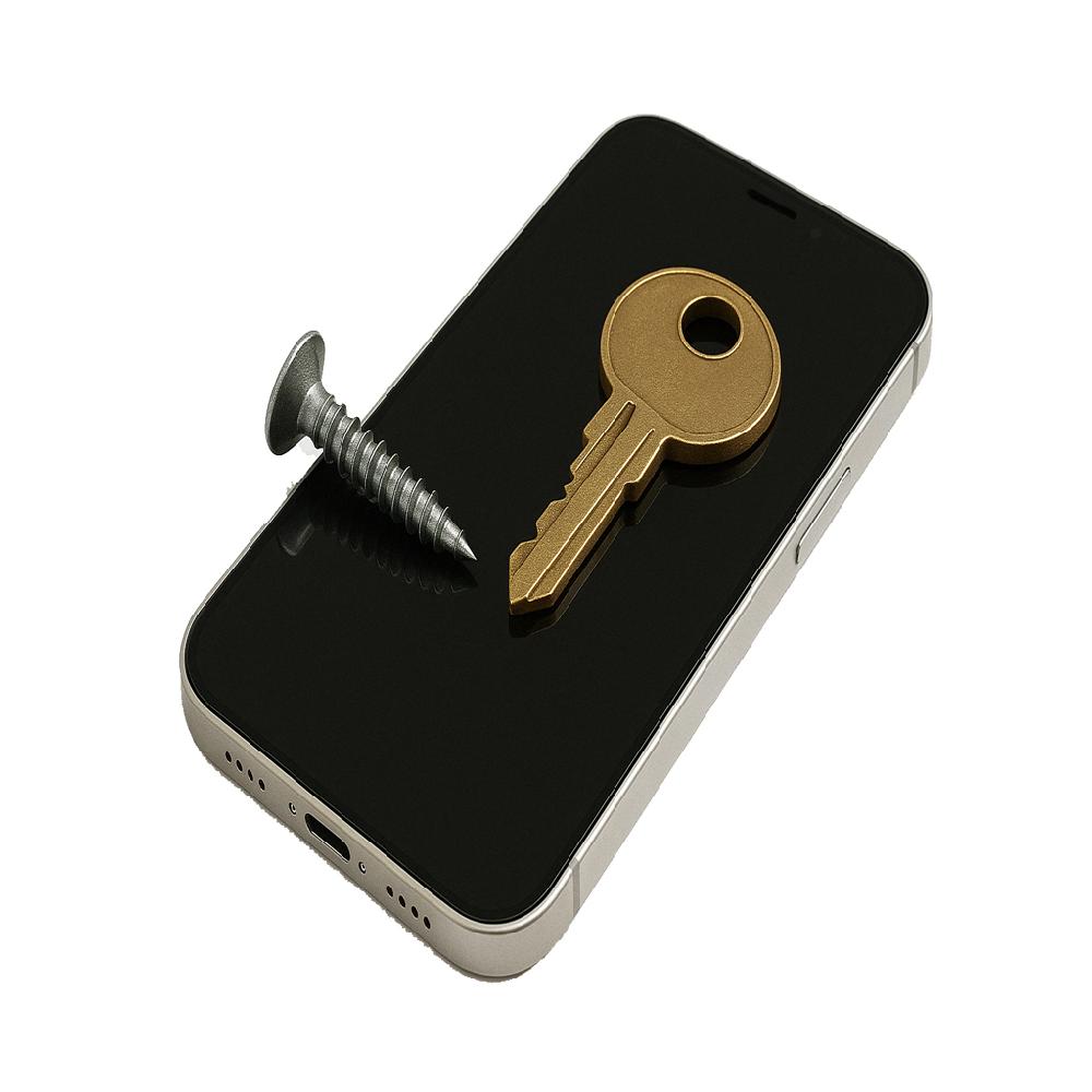 iPhone 16/ iPhone 15 / iPhone 15Pro Clear (Glossy) AFP 2Way Privacy  Film