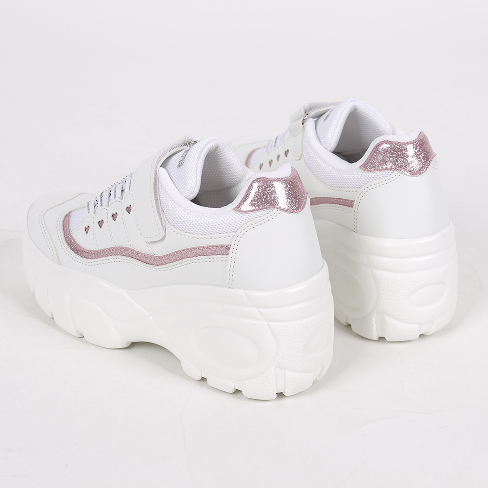 Barnygirl Platform Sneakers for Women , K-fashion Casual Shoes