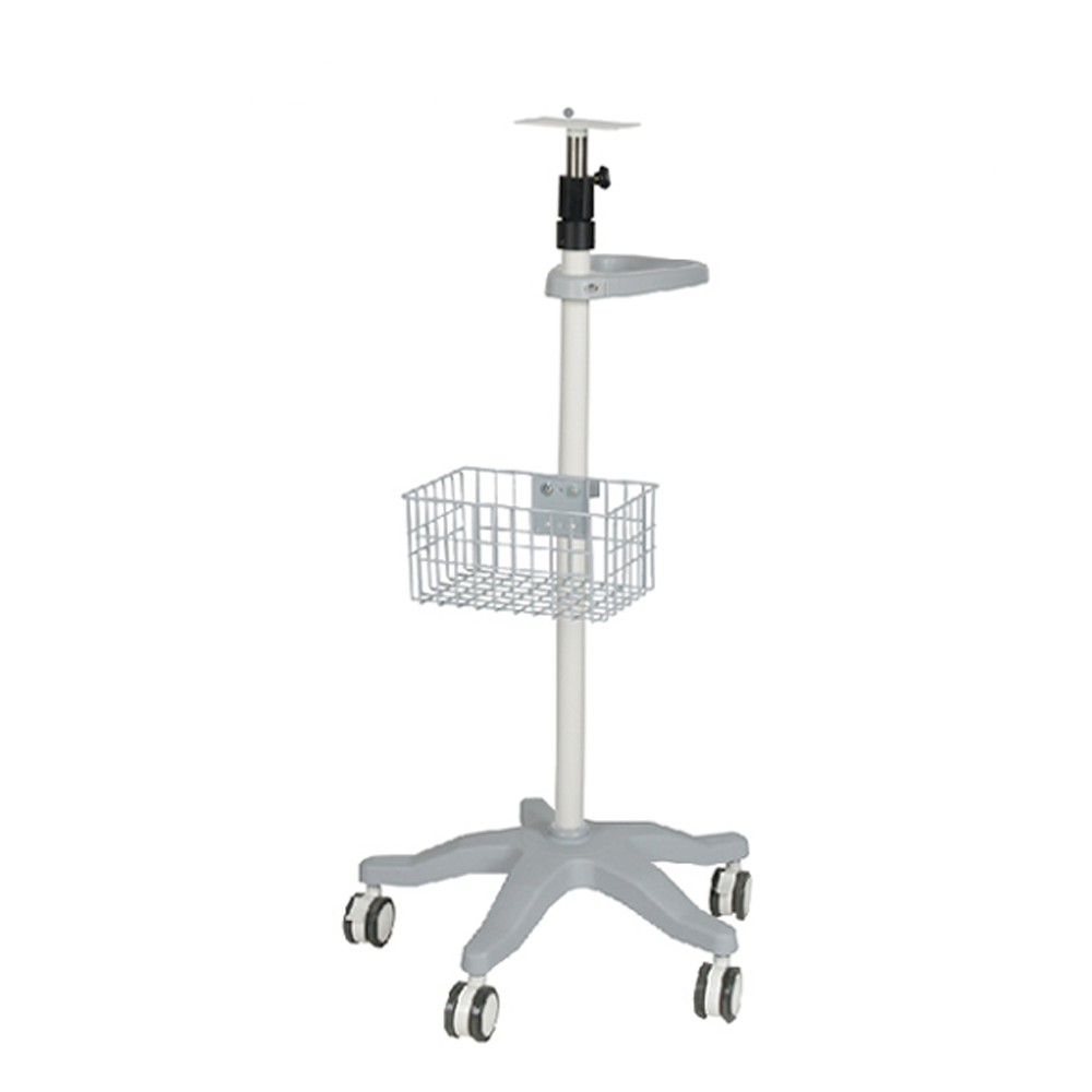Medical Patient Mobile Monitor Stand Patient Monitor Roll With Stand Rolling Stand For Patient Moni