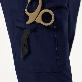 detail image2 Women's-Zipper-Pocket-Split-Hem-Scrub-Pants-Eco-Navy