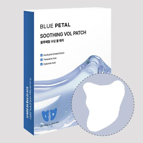 Blue Petal Soothing Vol patch | Patch, mask, 1 pack per day, cheeks, smile lines, wrinkles around the eyes, nasolabial folds, soothing, cooling, moisturizing, glow