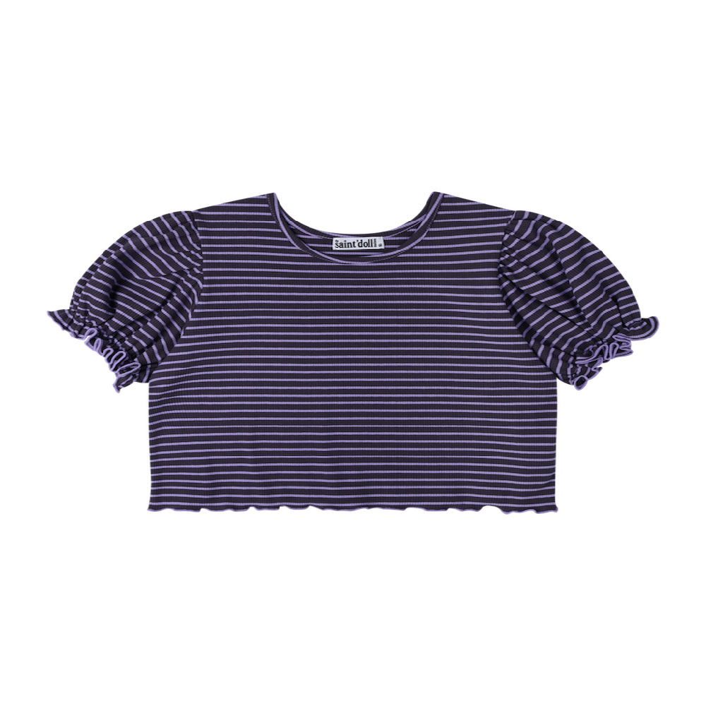 Saint Doll Striped Puff T-shirt